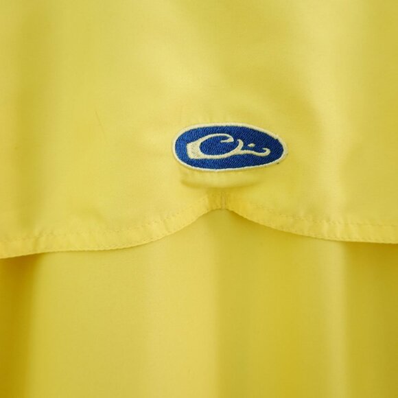 Drake Waterfowl Systems Vented Fishing Shirt Yellow Short Sleeve Size Medium - Picture 8 of 13